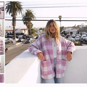 L*SPACE Seaside Shacket Pink